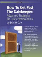 HOW TO GET PAST THE GATEKEEPER Sales Training Cold Calling Radio CD