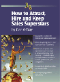 HOW TO ATTRACT HIRE KEEP SALES SUPERSTARS Radio Management Training