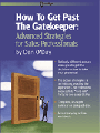 HOW TO GET PAST THE GATEKEEPER Sales Training Cold Calling Radio CD